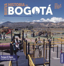 Portada de la Revista Nueva Historia de Bogotá N° 4 con una fotografía del parque infantil en El Tunal.