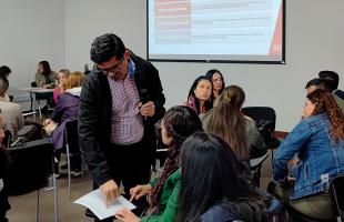 Fotografía del taller del evento