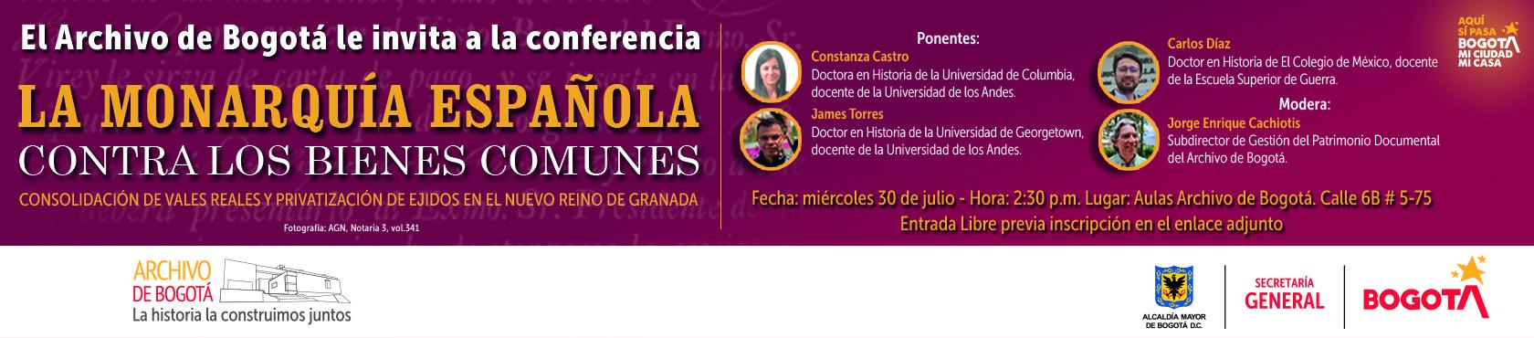 Información del evento, fotografía y presentación de los ponentes