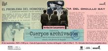 Invitación inauguración de la exposición Cuerpos Archivados